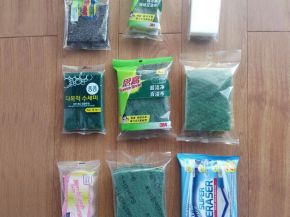 海绵百洁布包装样品图